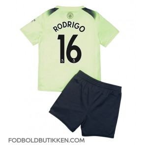 Manchester City Rodri Hernandez #16 Tredjetrøje Børn 2022-23 Kortærmet (+ Korte bukser)